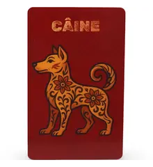 Card Feng Shui zodia Caine, amuleta pentru sustinerea energiilor favorabile in anul 2026