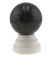 Suport pentru sfera rotund cu trei nivele alb, 3cm