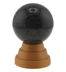 Suport pentru sfera rotund cu trei nivele galben, 3cm