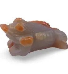 Figurina gravata broasca din Agat