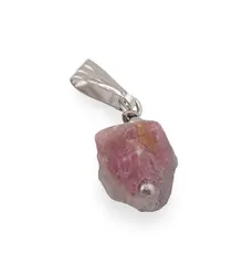 Pandantiv Turmalina roz bruta, 12-16mm