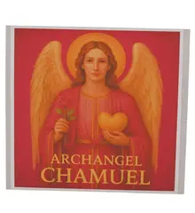 Abtibild sticker Arhanghelul CHAMUEL, Ingerul iubirii si al armoniei, 51mm