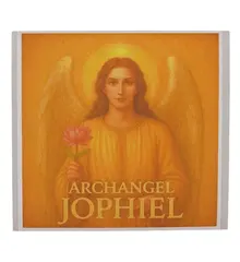 Abtibild sticker Arhanghelul JOPHIEL, Ingerul frumusetii si al inspiratiei, 51mm