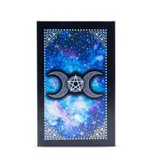 Carti de tarot cu Folie Folie Albastra – Moon Face cu ghid - 78 de carti