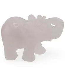 Figurina gravata elefant din Cristal de stanca - 9,5cm