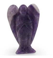 Statueta inger gravat Ametist, 10cm