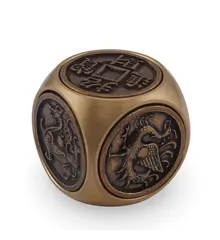 Zar traditional rotativ din alama cu simboluri mistice