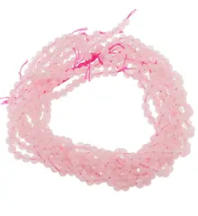 Sirag Cuart roz sfere 6mm, 38cm