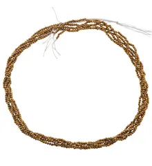 Sirag Hematit auriu sfere fatetate 2mm, 38cm