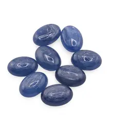Cabochon Kianit oval 14mm