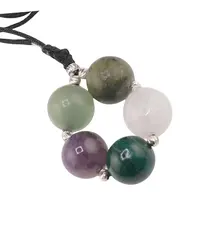 Pandantiv zodia Balanta cristale si argint 925