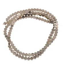 Sirag Hematit auriu inima 6mm, 40cm