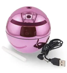 Mini difuzor ultrasonic - 130ml, roz