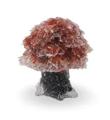 Copac din rasina cu spartura Jasp rosu, 5cm