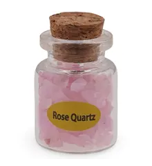 Sticla cu spartura Cuart roz, 3cm