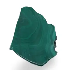 Felie slefuita unicat din Malachit natural, M10