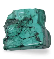 Felie slefuita unicat din Malachit natural, M4