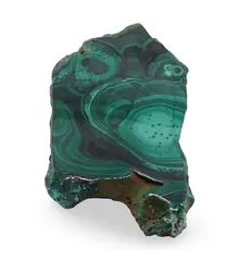 Felie slefuita unicat din Malachit natural, M6