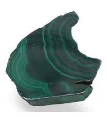 Felie slefuita unicat din Malachit natural, M8