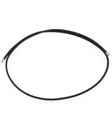 Bratara/colier magnetic din ata neagra, 51cm