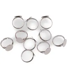 Accesorii din inox - inel reglabil cu baza 10mm - set 10 buc