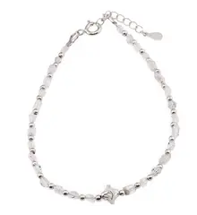 Bratara Diamant herkimer si bumbi din Argint 925