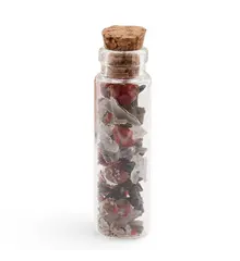 Spelljar pentru pentru PROTECTIE cu ierburi si cristale naturale in sticluta cu dop de pluta