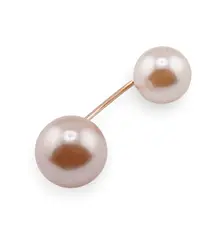 Brosa / Accesoriu cu perle roz, 10-11mm