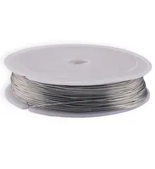 Sarma metalica argintie 0.4mm - 50m lungime
