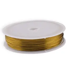 Sarma metalica aurie 0.4mm - 50m lungime