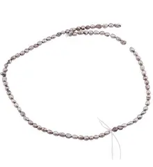 Sirag Perle de cultura gri lunguiete 4mm, 34cm