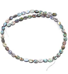 Sirag Scoica abalone oval 8mm, 40cm