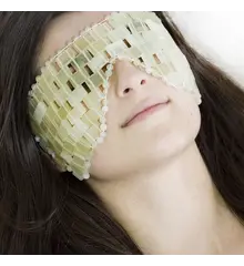 Masca faciala din Jad natural cu 112 pietre dreptunghiulare