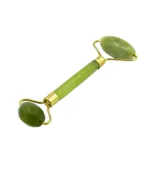 Rola dubla din Jad pentru masaj, 140mm (neted)