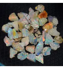 Opal de foc brut, Etiopian - 1 buc, 2 ct, Selecteaza cantitatea: 1 Bucata 