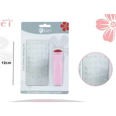 Set Stampila Unghii cu Matrita MQ-182704 042347