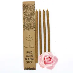 Betisoare parfumate din Palo Santo natural, 4 bucati, Roses