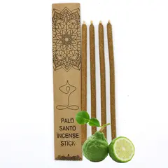 Betisoare parfumate din Palo Santo natural, 4 bucati, Bergamot