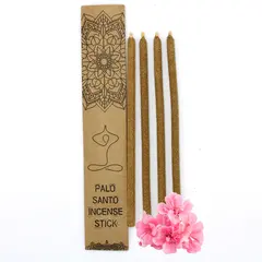 Betisoare parfumate din Palo Santo natural, 4 bucati, Fresh Flowers