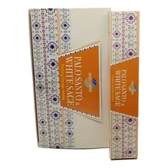 Betisoare parfumate Sacred Elements - Palo Santo and White Sage 15g, Premium