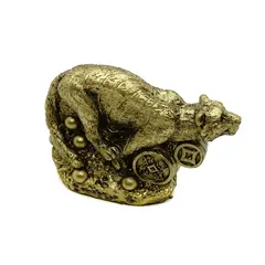 Statueta Feng Shui Tigru cu monede - 5,6cm