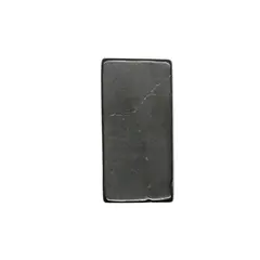Shungit impotriva radiatiilor - Dreptunghi slefuit, 25x15mm (protectie telefon, laptop, tableta)