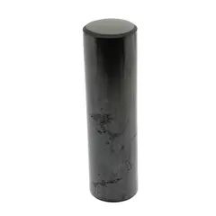 Cilindru armonizare din Shungit, protectie EMF, slefuit - 10x3cm
