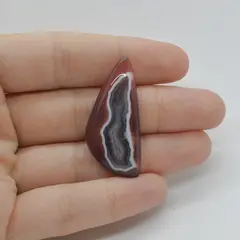 Cabochon Agat Botswana Portocaliu 38x17x6mm C93