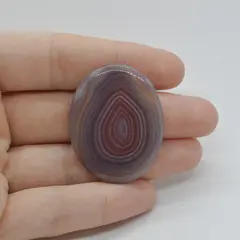 Cabochon Agat Botswana Portocaliu 38x30x5mm C85