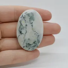 Cabochon Agat Copac 46x30x6mm C40