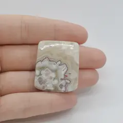 Cabochon Agat Crazy Lace 32x27x6mm C10