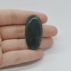 Cabochon Agat Moss 41x21x6mm C61