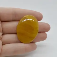 Cabochon Aragonit Galben 40x30x6mm C27