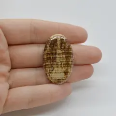 Cabochon Aragonit Peru 36x22x6mm C47